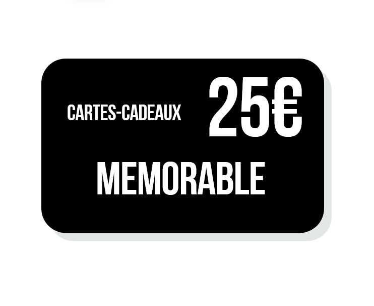 Carte-cadeau Memorable