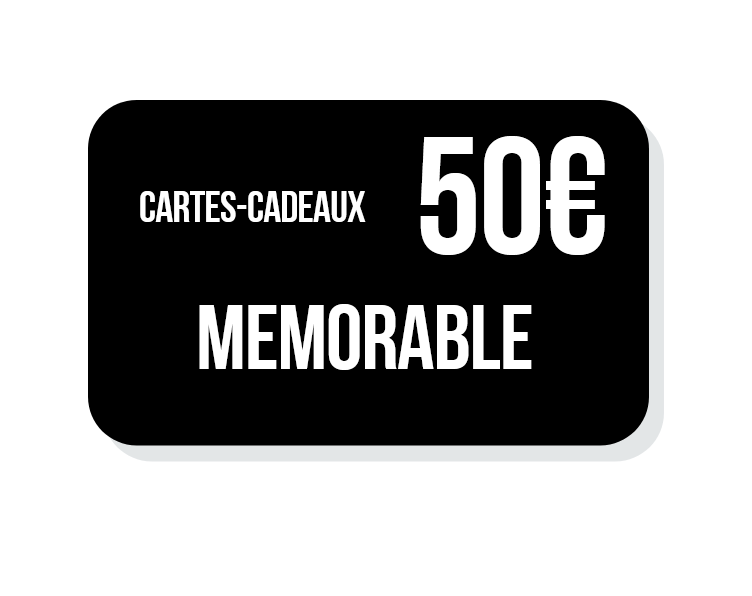 Carte-cadeau Memorable