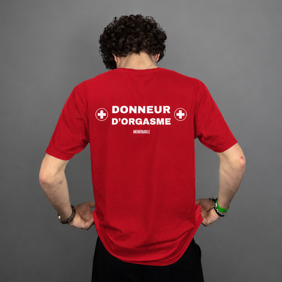 T-shirt "Donneur d'orgasme"