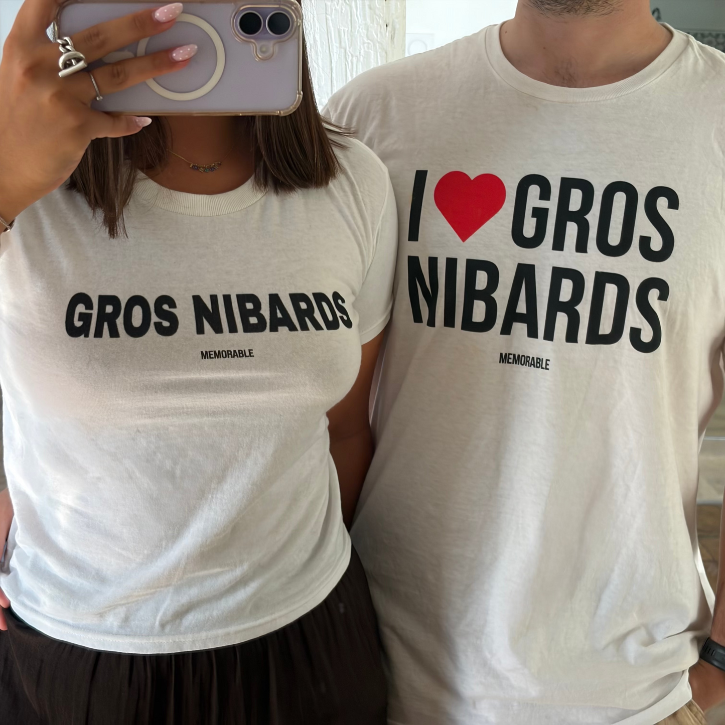 T-shirt "I ❤️gros nibards"