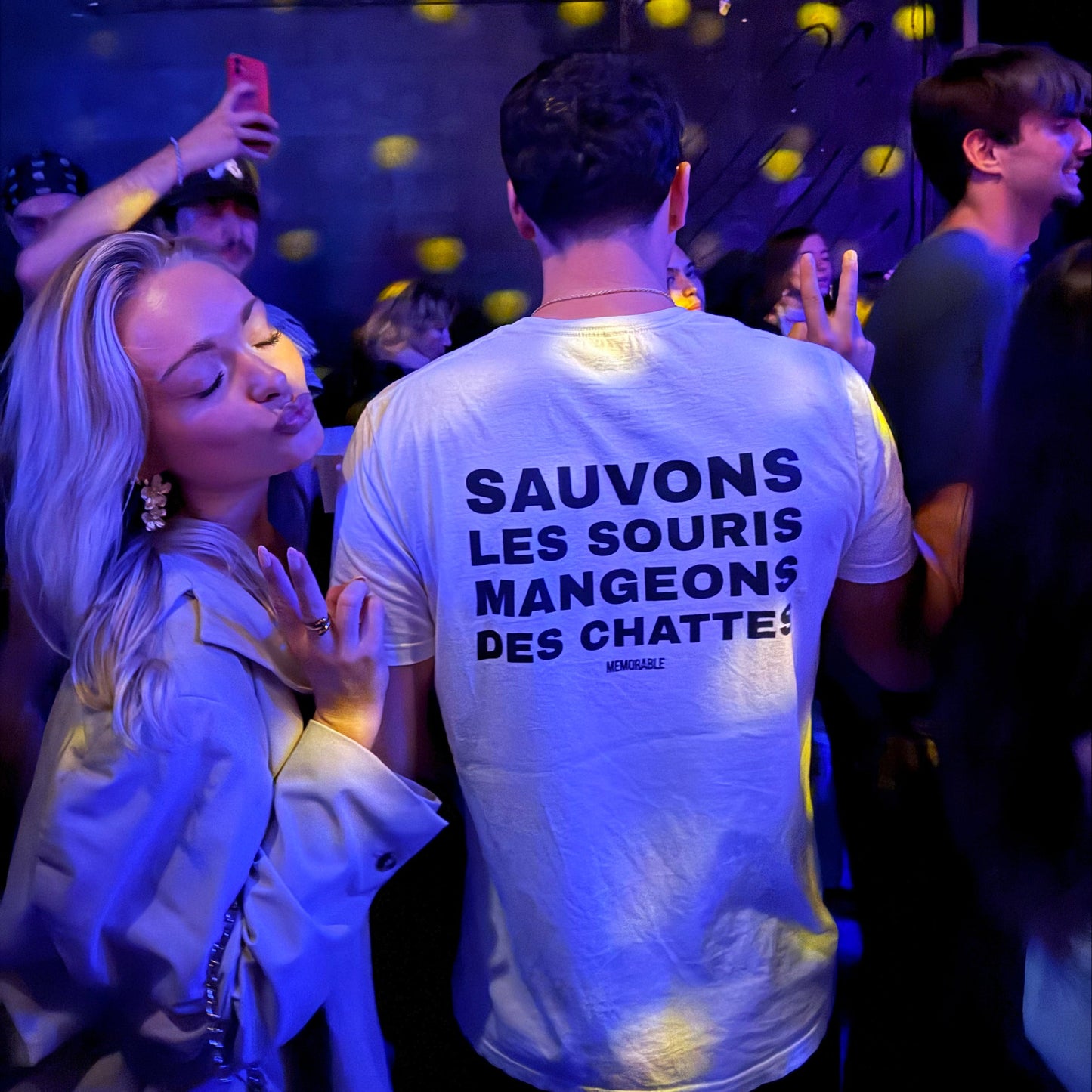 T-shirt "SAUVONS LES SOURIS"