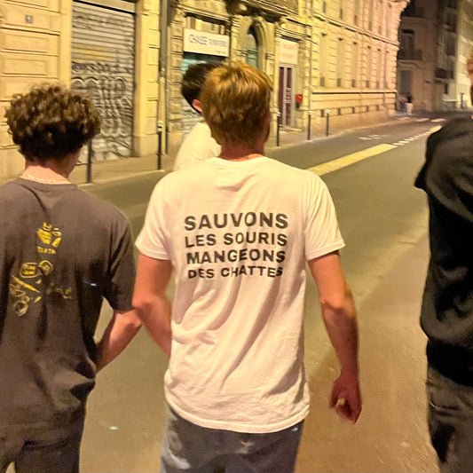 T-shirt "SAUVONS LES SOURIS"