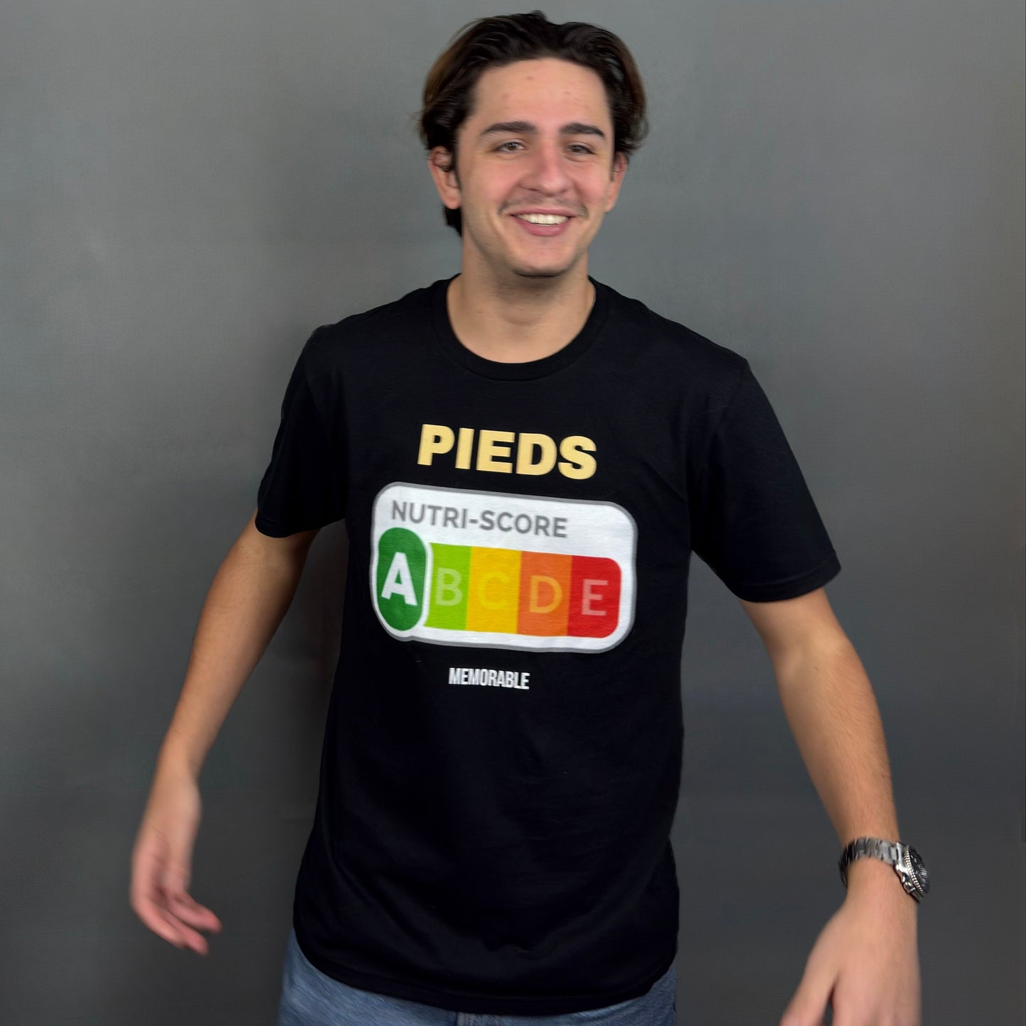 T-shirt "Pieds Nutri-score"