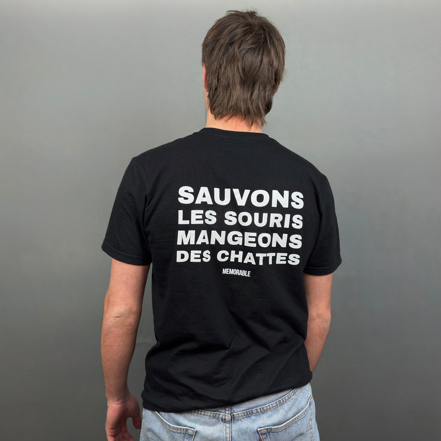 T-shirt "SAUVONS LES SOURIS"