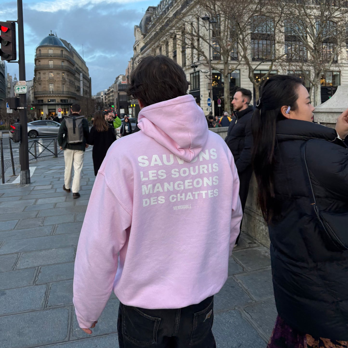 Hoodie "SAUVONS LES SOURIS"