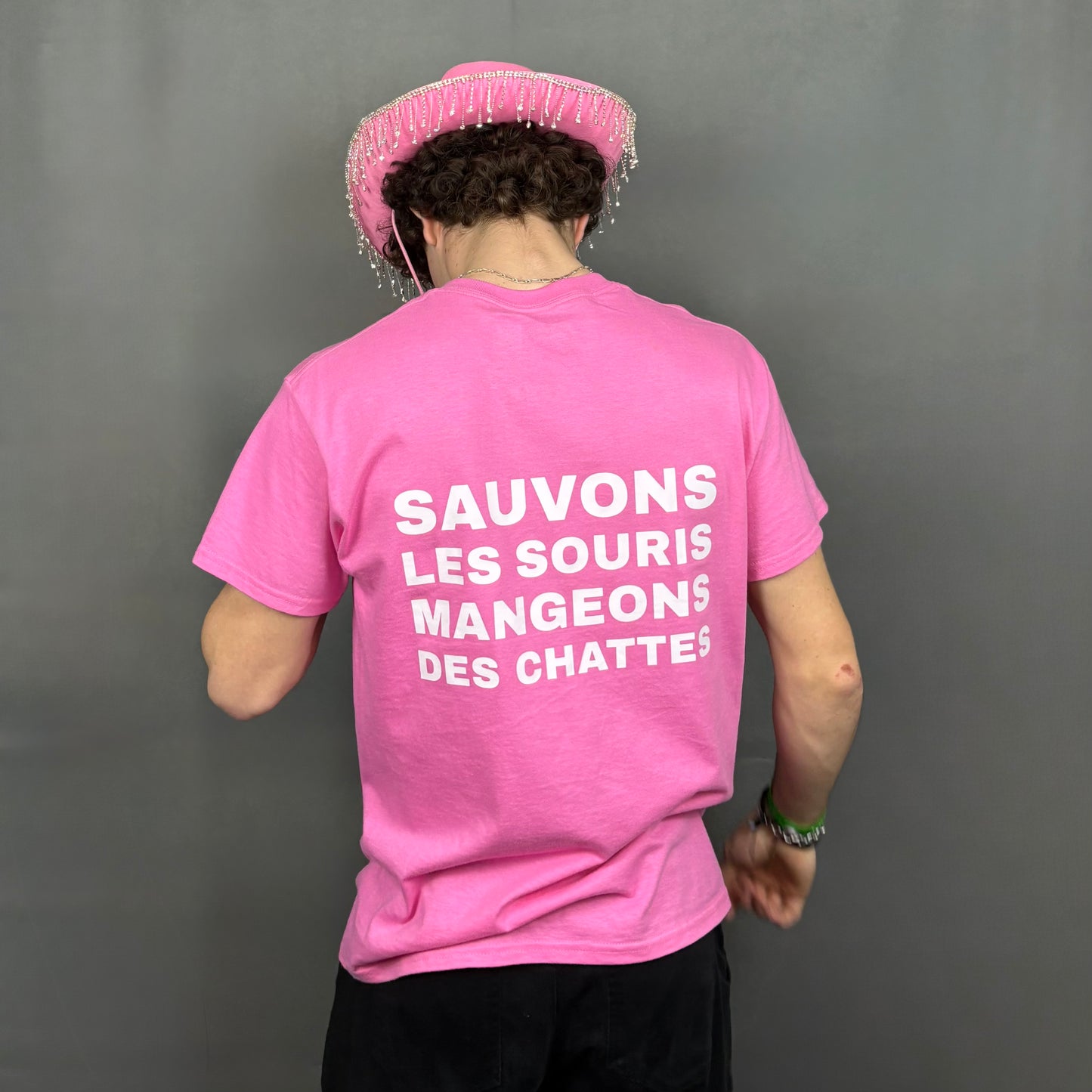 T-shirt "SAUVONS LES SOURIS" Graphic edition