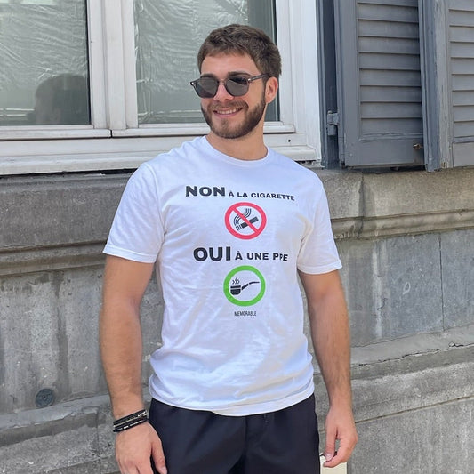 "No to cigarettes" T-shirt